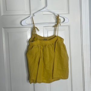 Mustard tank top